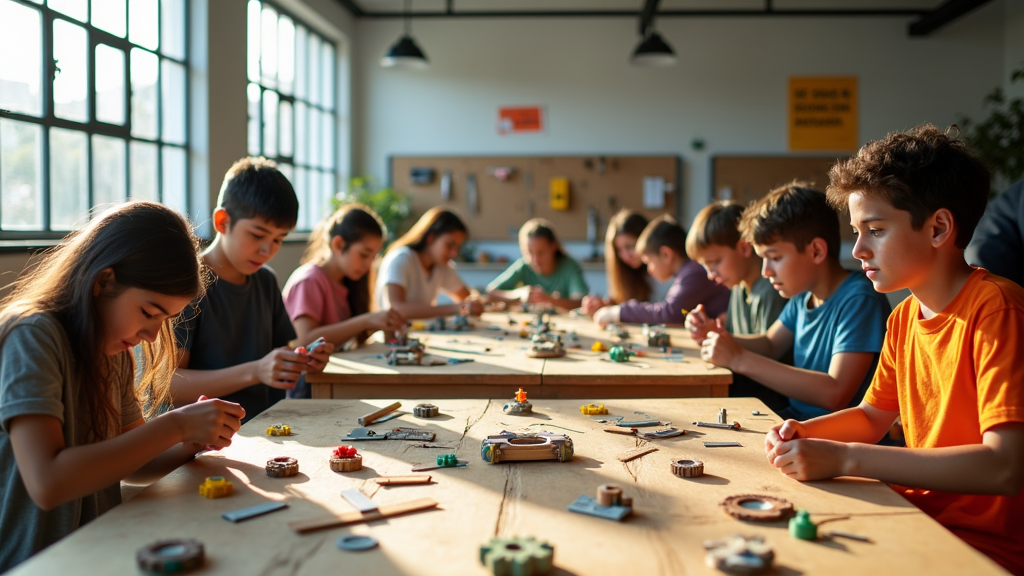 Actividades para desarrollar habilidades de diseño mecánico con materiales simples