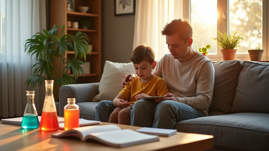 Cómo preparar a tu hijo para competencias de ciencia sin estrés