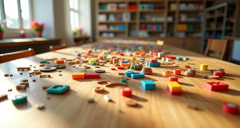 Formas creativas de usar piezas sueltas para fomentar inventiva