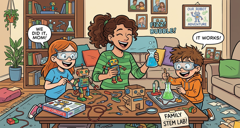 Laboratorio cotidiano: cómo usar la casa como escenario STEM con juguetes educativos