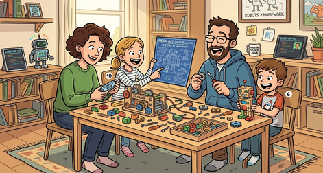 Misiones cooperativas: cómo usar juegos STEM para fortalecer la colaboración familiar