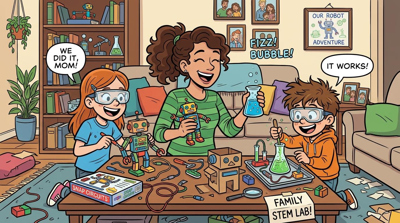Laboratorio cotidiano: cómo usar la casa como escenario STEM con juguetes educativos
